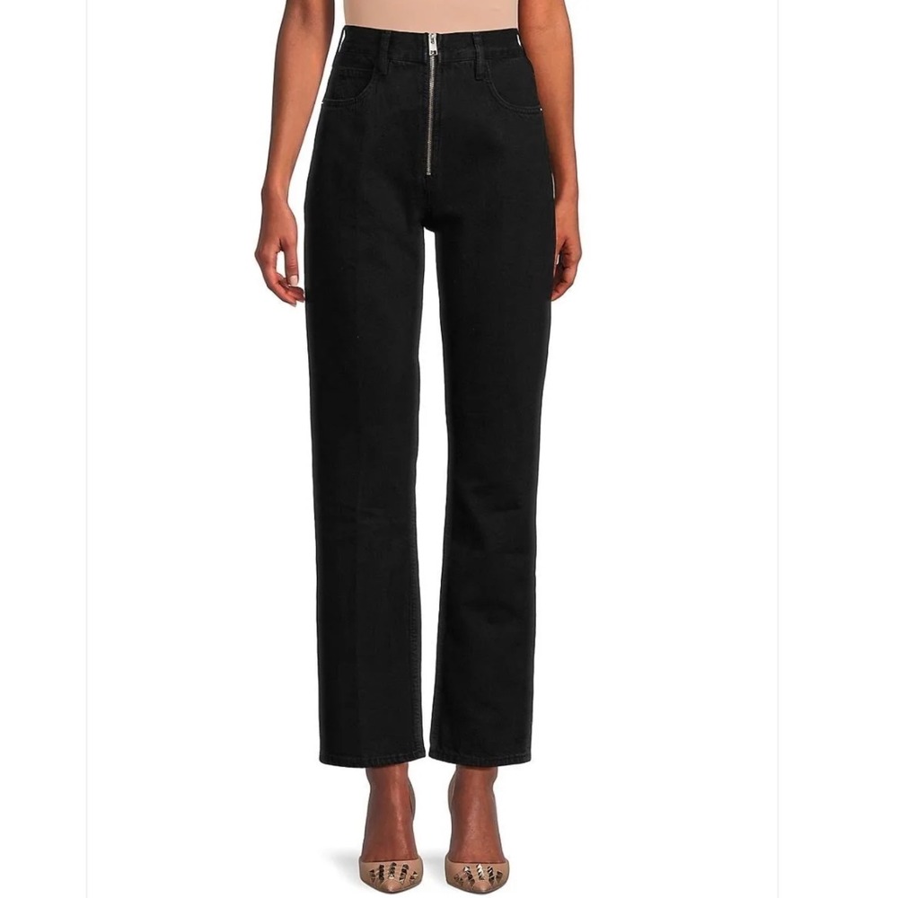 Frame Denim Women's Straight Leg Pants in Black
